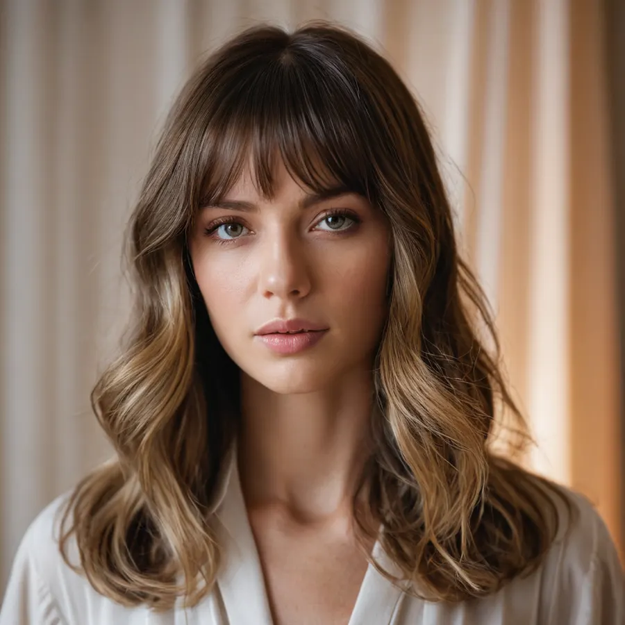 Curtain bangs