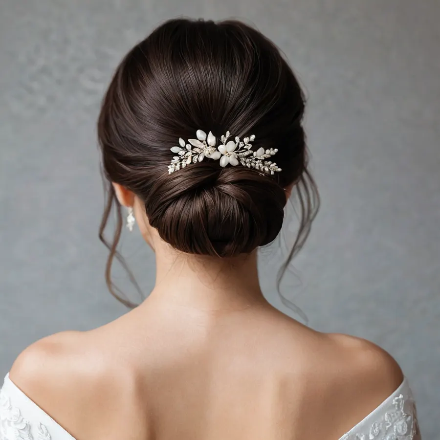 Bridal updo