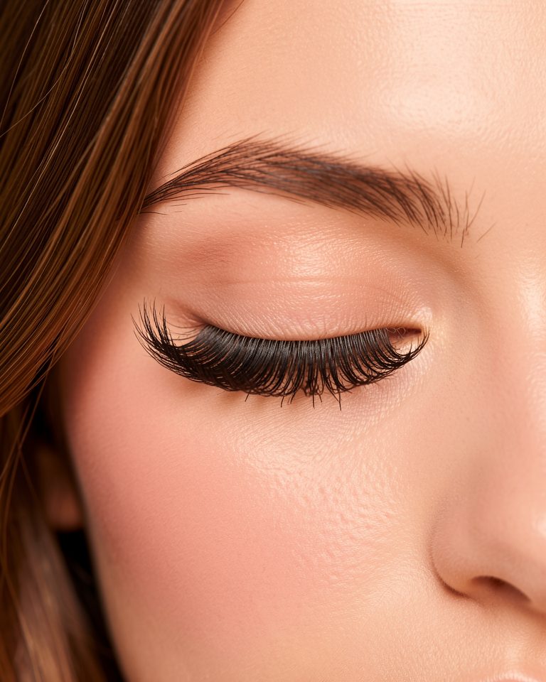 After lash extensions