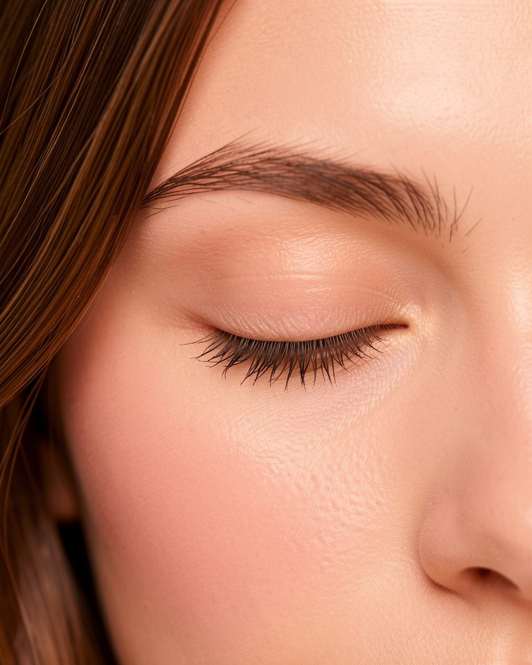 Before lash extensions