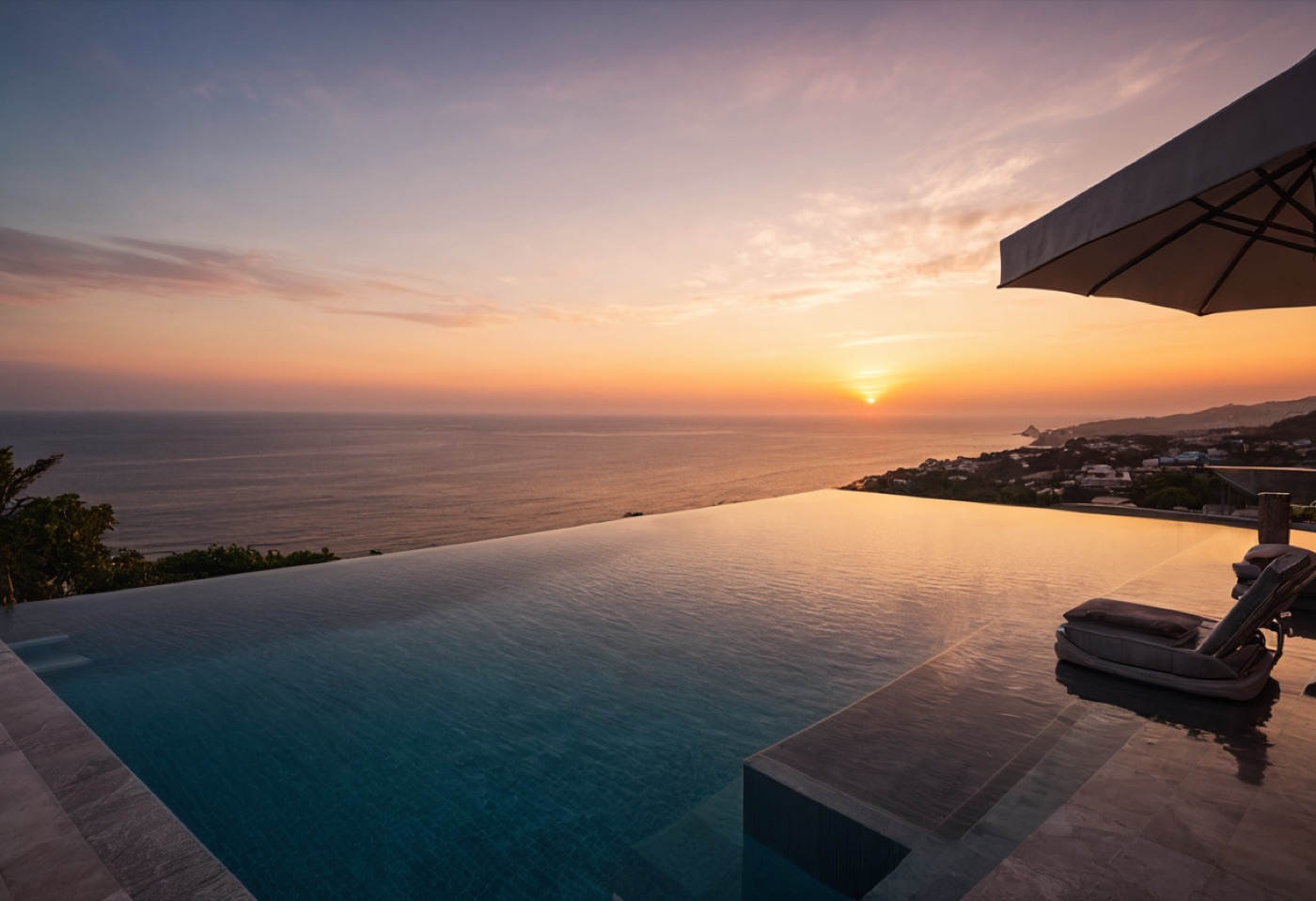 Rooftop infinity pool